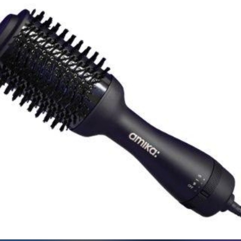 Amika Midnight Black Hair Styling Brush